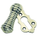 Nickel BEEHIVE/TEARDROP Key Hole Cover - Esc 4 (SINGLE)