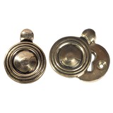 Aged Brass REEDED key hole cover - Esc 6 (SINGLE)
